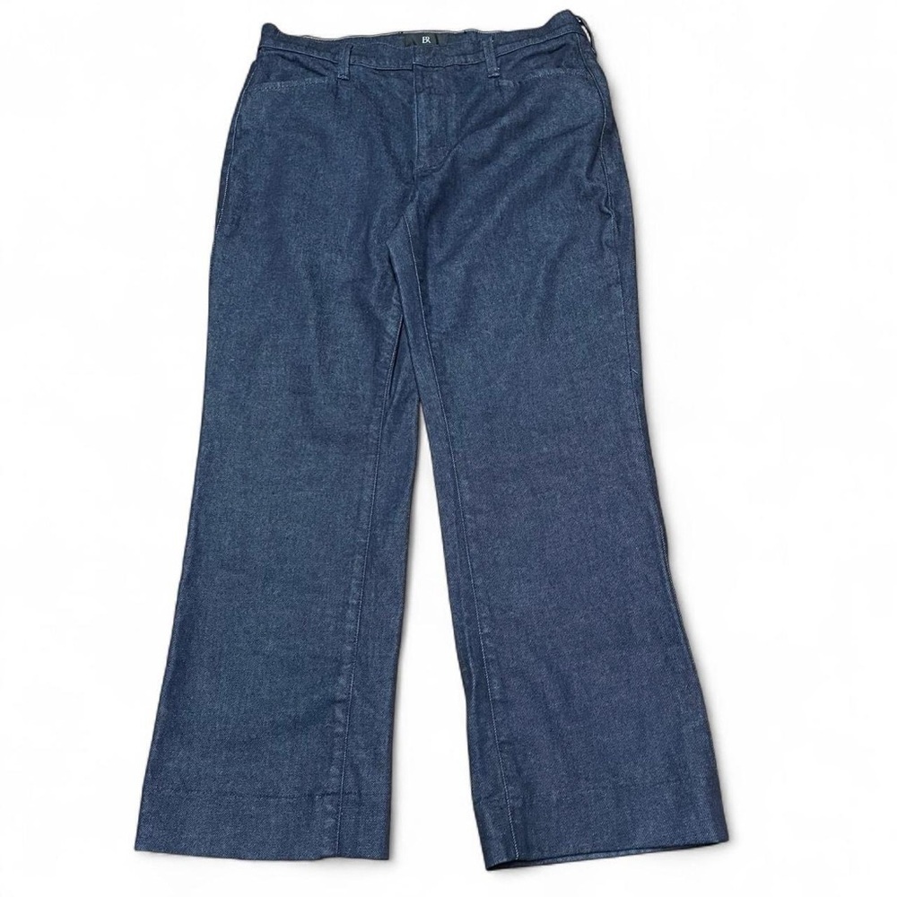 Banana Republic Women’s Wide Leg Denim Trouser Jeans Dark Wash SZ 28 32x28